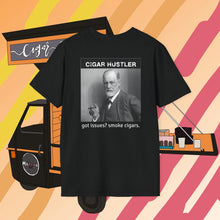Load image into Gallery viewer, Cigar Hustler 
Sigmund Freud got issues? T-Shirt Black
