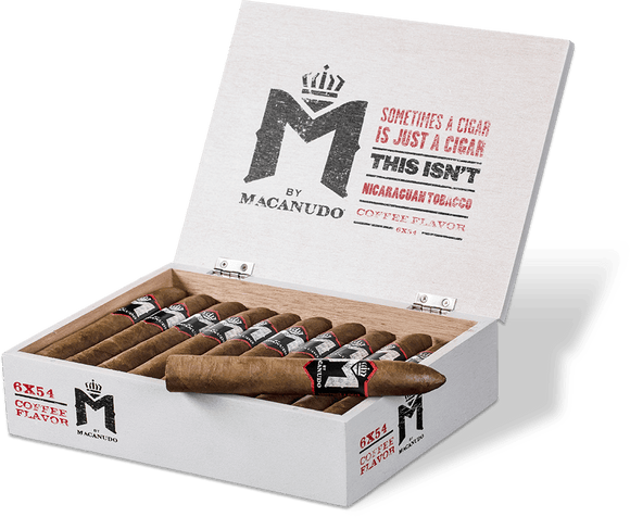 M by Macanudo Coffee Flavor Belicoso 6x54