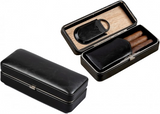 Leather 3 Cigar Folding Case