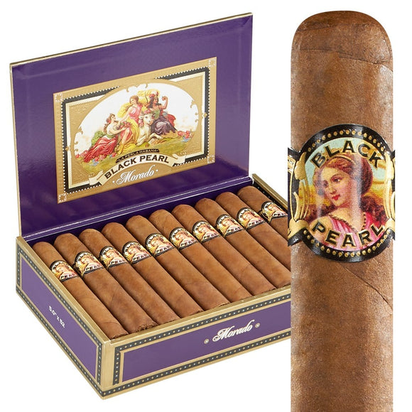 La Perla Habana Black Pearl Morado Toro 6x50