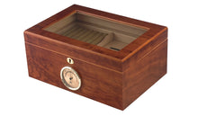 Load image into Gallery viewer, 100 count Berkeley Glass top Humidor
